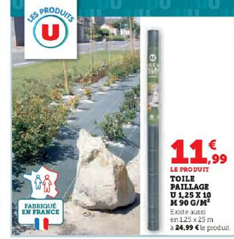 Hyper U TOILE PAILLAGE U offre