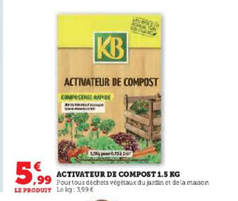 Hyper U ACTIVATEUR DE COMPOST offre