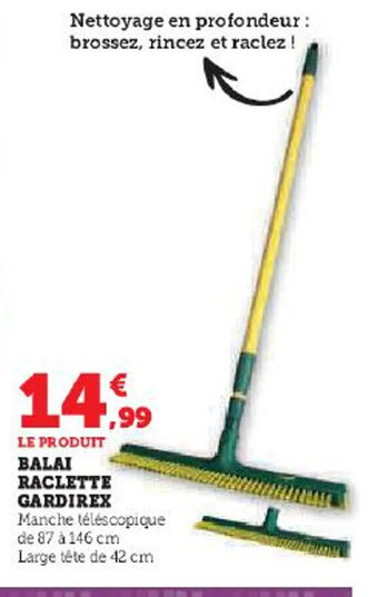 BALAI RACLETTE GARDIREX