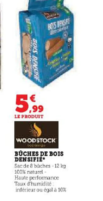 BUCHES DE BOIS DENSIFIE