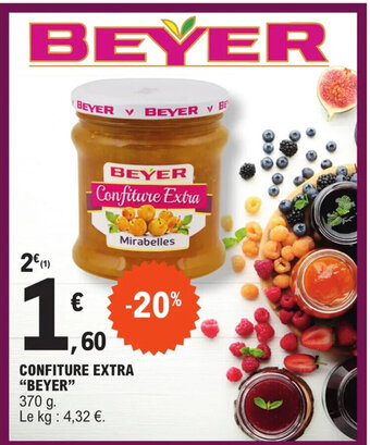 E.Leclerc Express CONFITURE EXTRA BEYER offre