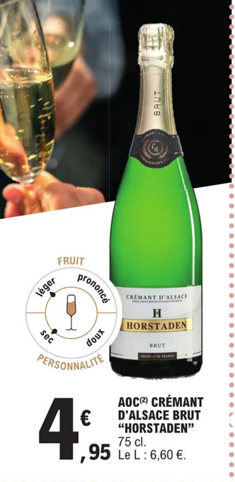 E.Leclerc Express AOC CRÉMANT D'ALSACE BRUT HORSTADEN offre