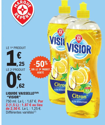 LIQUIDE VAISSELLE VISIOR