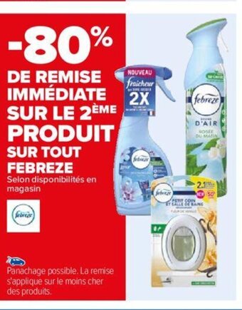 Carrefour Febreze offre