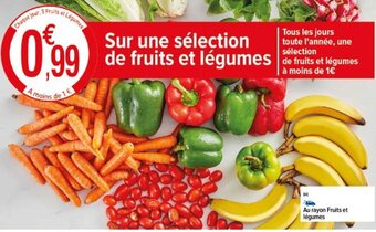 Carrefour Au rayon Fruits et légumes offre