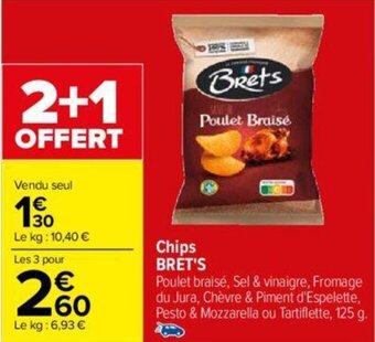 Carrefour Chips BRET'S offre
