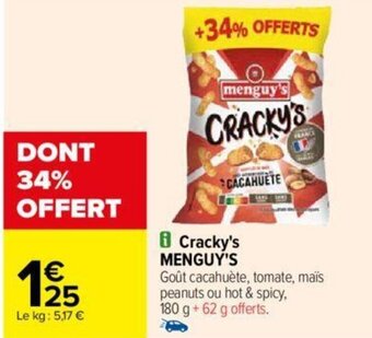Carrefour i Cracky's MENGUY'S offre
