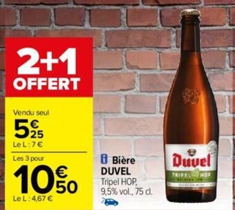 Carrefour i Bière DUVEL offre