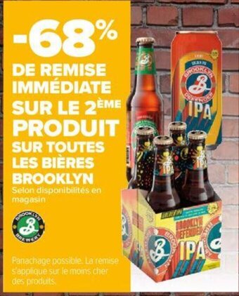 Carrefour PRODUIT SUR TOUTES LES BIÈRES BROOKLYN offre