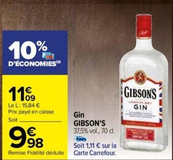 Gin GIBSON'S