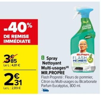 Carrefour i Spray Nettoyant Multi-usages (d) MR.PROPRE offre