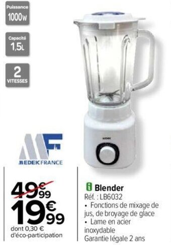 Carrefour Blender offre