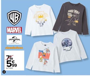 Carrefour T-shirt garçon offre