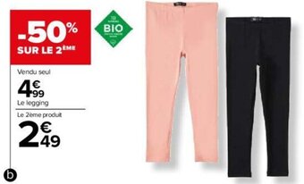 Carrefour Legging Fille offre