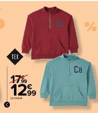 Carrefour Sweat Garcon offre
