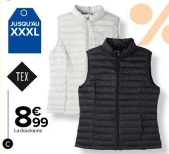 Carrefour Doudoune sans manches Femme offre
