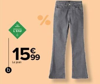 Carrefour Jean Flare Femme offre