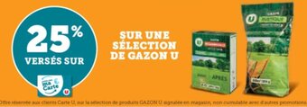 SUR UNE SĂLECTION DE GAZON U
