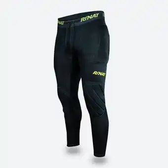 Decathlon Pantalon de gardien de but enfants rinat legging under guard noir/néon jaune offre