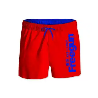 Decathlon Boardshort court garçon ceinture élastique logo offre