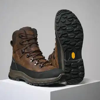 Decathlon Chaussures chasse imperméables résistantes marron crosshunt 500 v2 offre