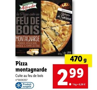 Lidl Pizza montagnarde offre