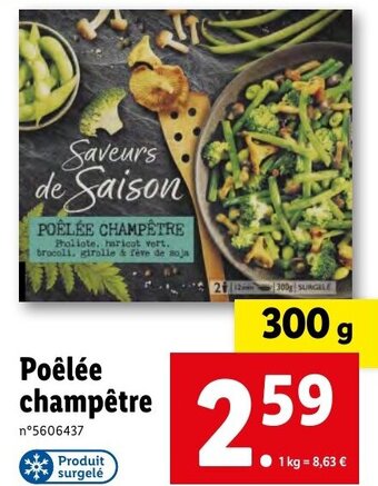 Lidl Poêlée champêtre offre