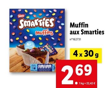 Lidl Muffins aux Smarties offre