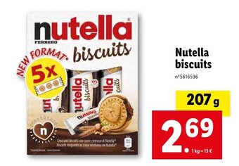 Lidl Nutella biscuits offre