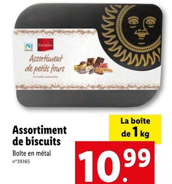 Lidl Assortiment de biscuits offre