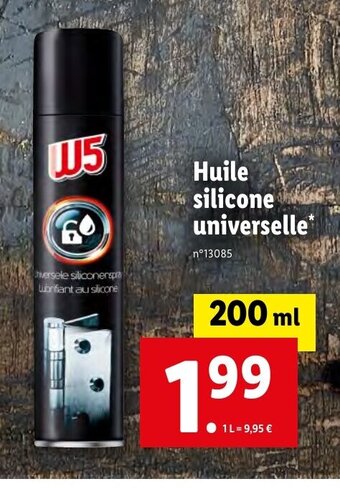 Lidl Huile silicone universelle offre