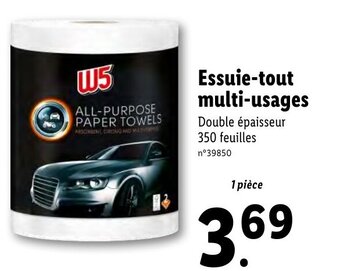 Lidl Essuie-tout multi-usages offre