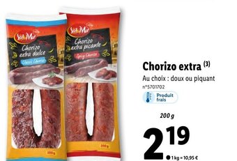 Chorizo extra