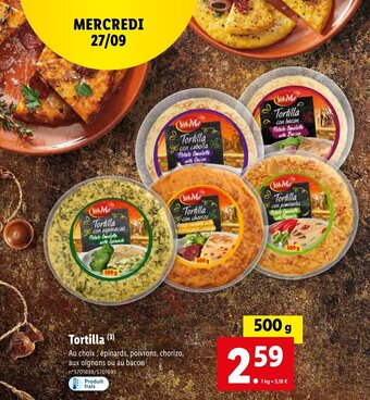 Lidl Tortilla (3) offre