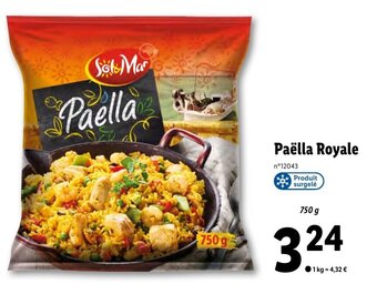 Lidl Paëlla Royale offre