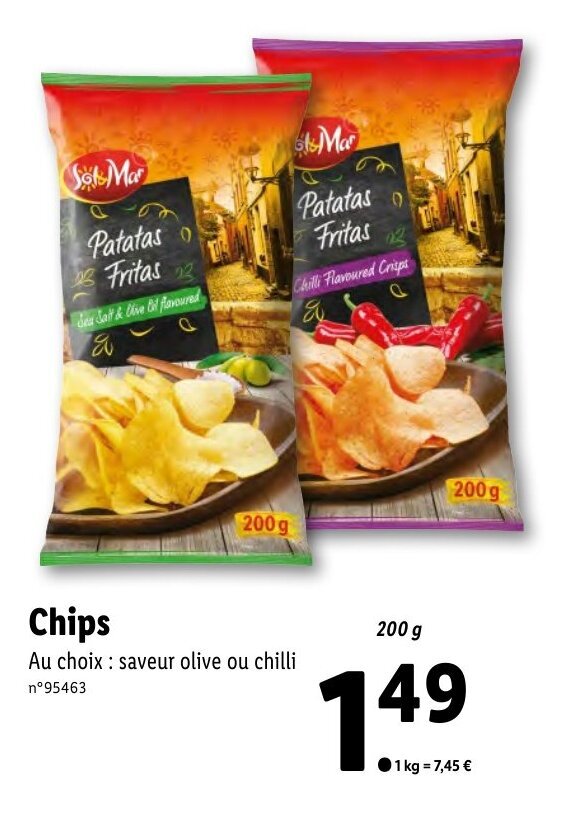 Promo Chips chez Lidl
