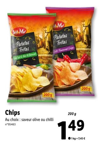 Lidl Chips offre
