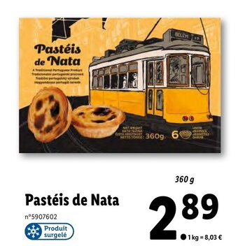 Lidl Pastéis de Nata offre