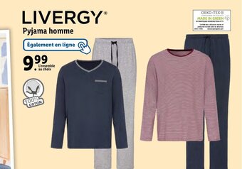 Lidl Pyjama homme offre