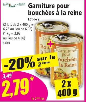 Norma Garniture pour bouchées à la reine offre