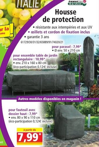 Norma Housse de protection offre