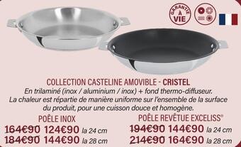 Cristel collection casteline amovible