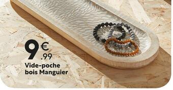 Maxi Bazar Vide-poche bois manguier offre