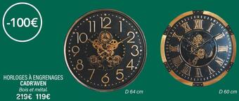 Cadr’aven horloges à engrenages