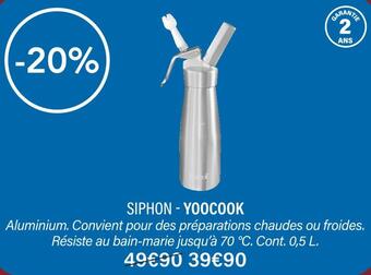 Ambiances & Styles Yoocook siphon offre