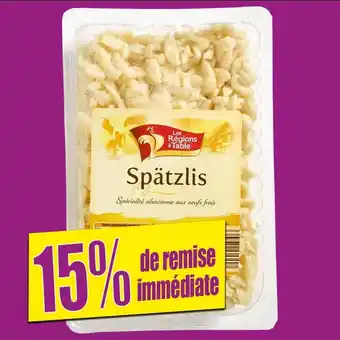 Norma Spätzlis aux oeufs frais offre