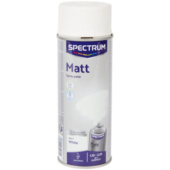 Action Spectrum peinture blanche mate en aérosol spectrum offre