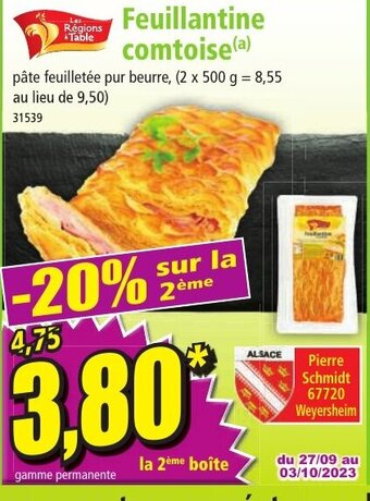 Norma Feuillantine comtoise offre