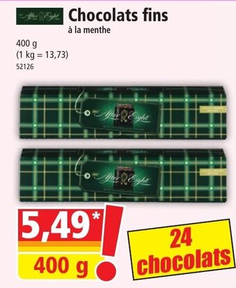 Norma Aloer Eight Chocolats fins offre