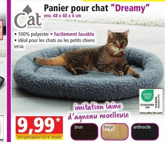 Norma Panier pour chat Dreamy offre